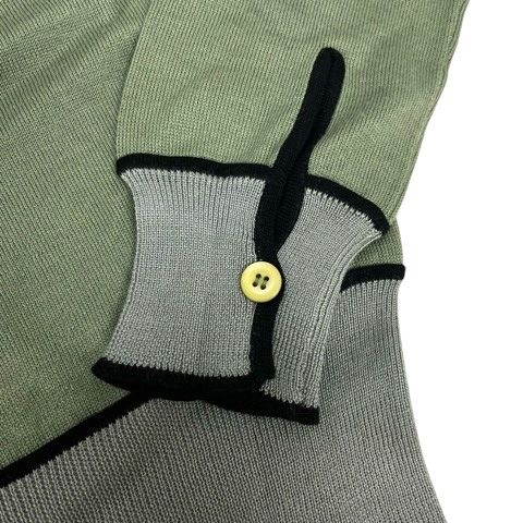 プラダ PRADA ニット セーター クルーネック シルク混 ウール混 七分袖