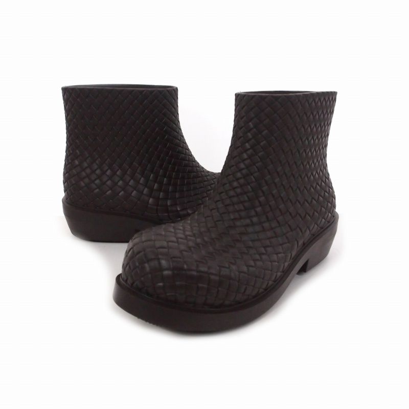 BOTTEGA VENETA ファイヤーマン アンクルブーツ ブラック Bottega Veneta - FIREMAN ANKLE BOOT | HBX