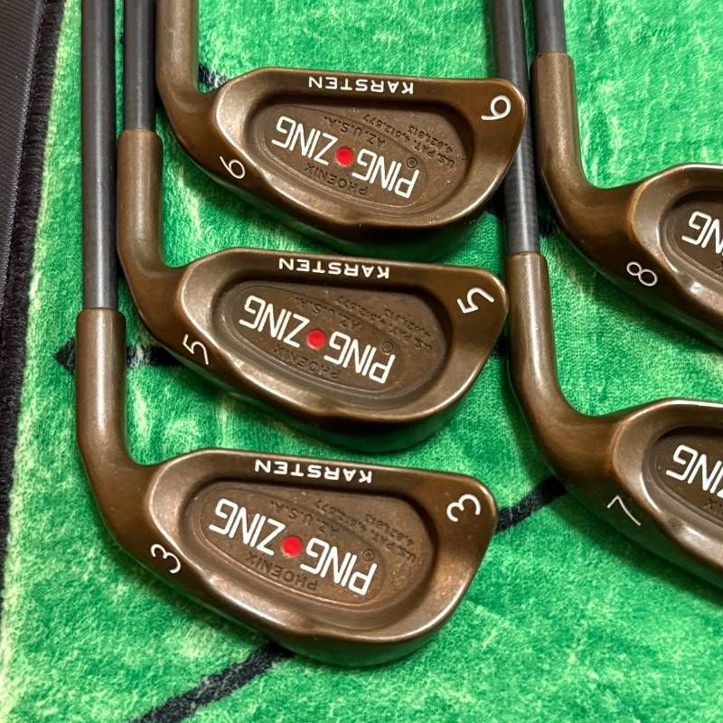 PING ZING ピン ベリリウムカッパー 赤ドット アイアンセット 3.5.6.7