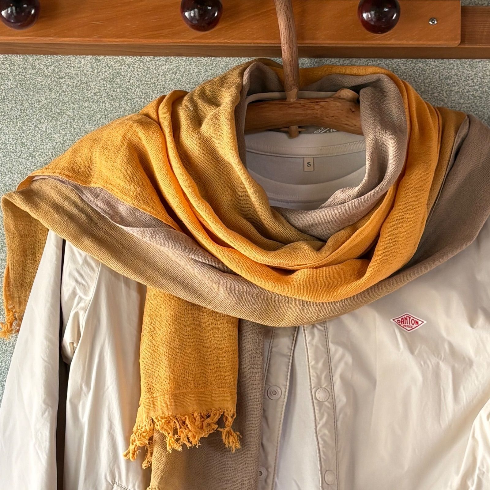 s132 【sato】 【知多木綿】 手染め ふんわりボリューミーダブルガーゼ