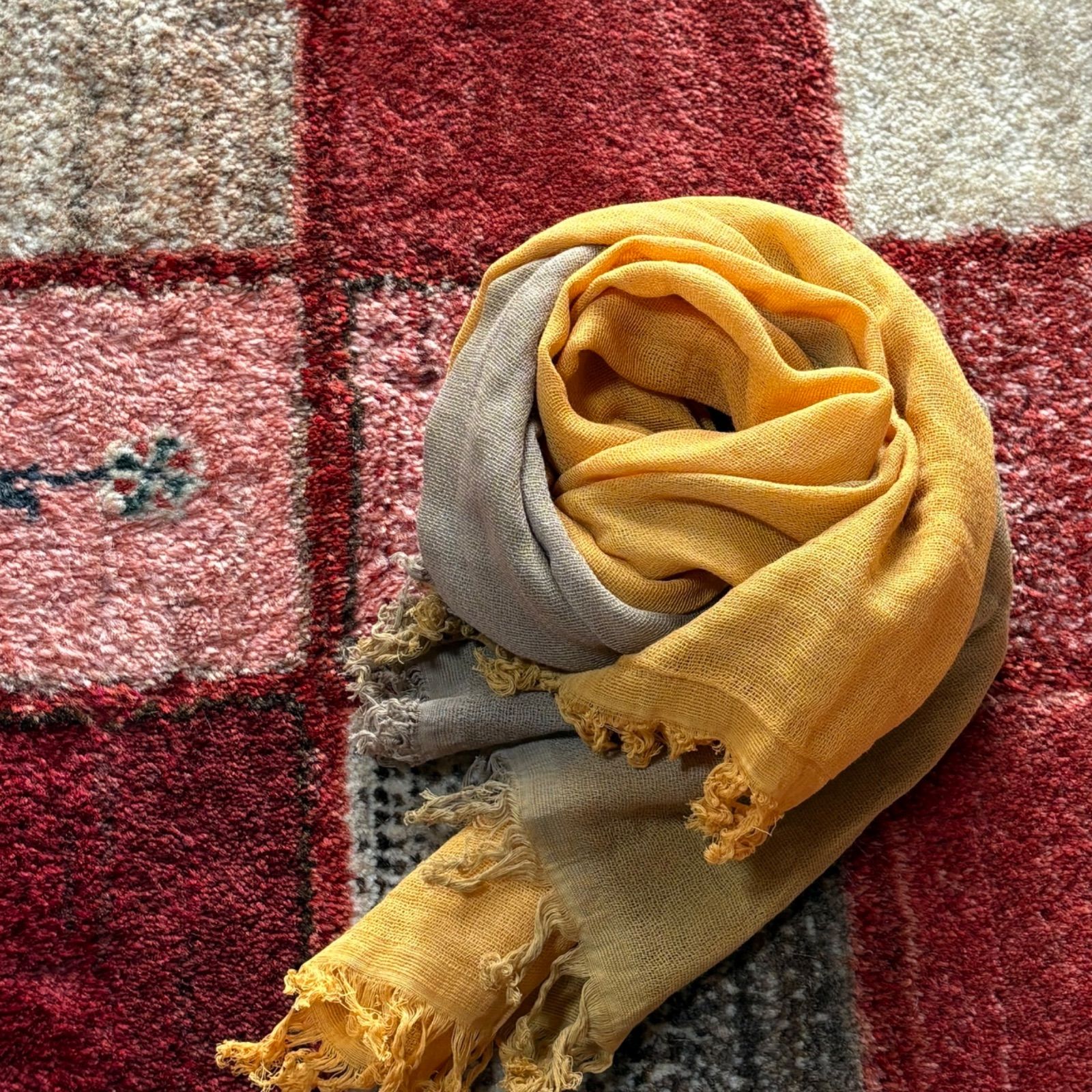 s132 【sato】 【知多木綿】 手染め ふんわりボリューミーダブルガーゼ