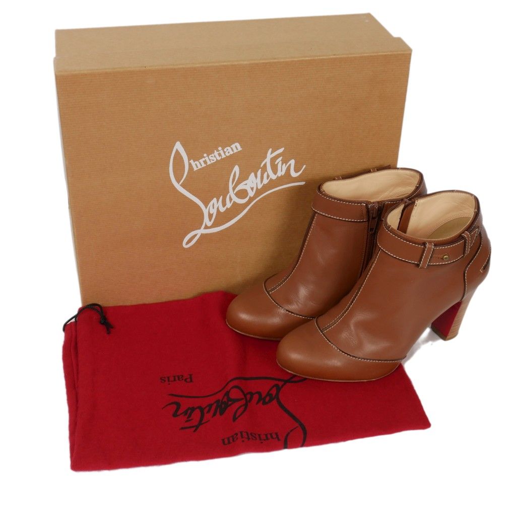 クリスチャンルブタン　ルブタン　ショートブーツ Christian Louboutin クリスチャン ルブタン MELON SPIKES FLAT