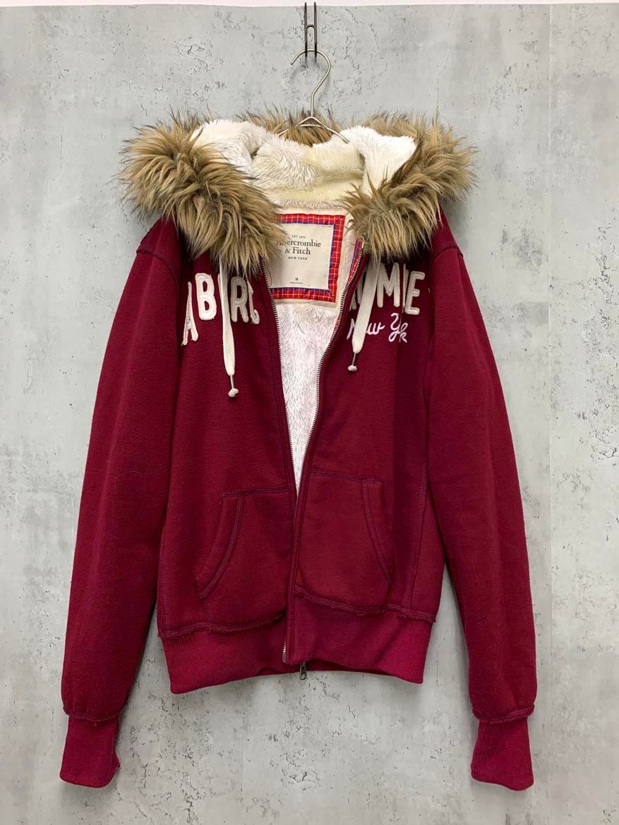 Abercrombie&Fitch アバクロンビー＆フィッチ フードファー付 裏