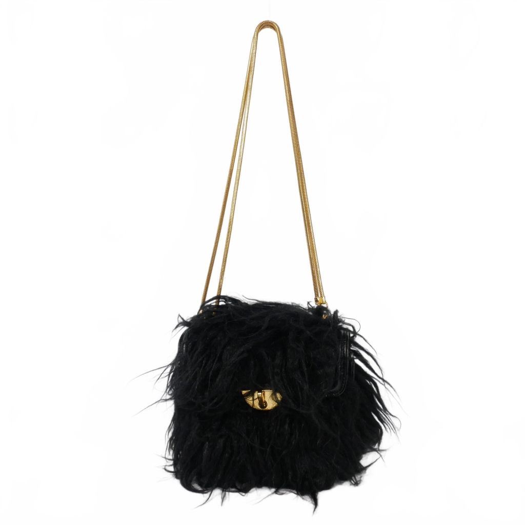 ドリスヴァンノッテン DRIES VAN NOTEN フェイクファー チェーン