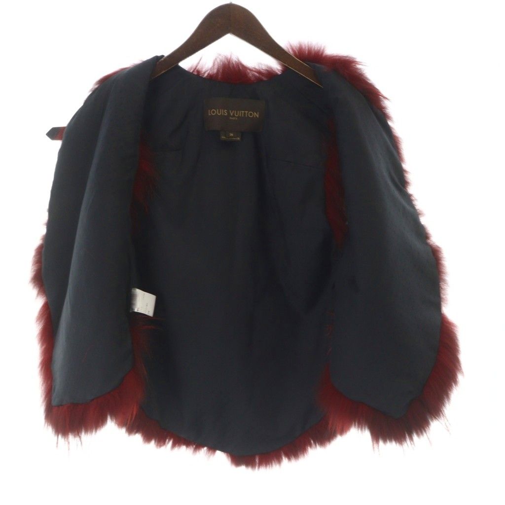 ルイヴィトン LOUIS VUITTON ケガワベスト ファーベスト フォックス