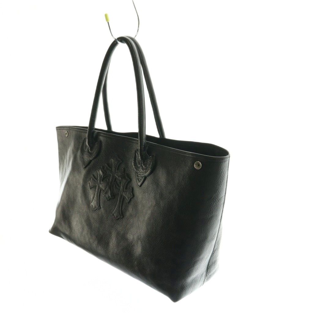 スリーセメタリー　クロス　トートバッグ　黒 CHROME HEARTS（クロムハーツ） トートバッグ 3セメタリークロス