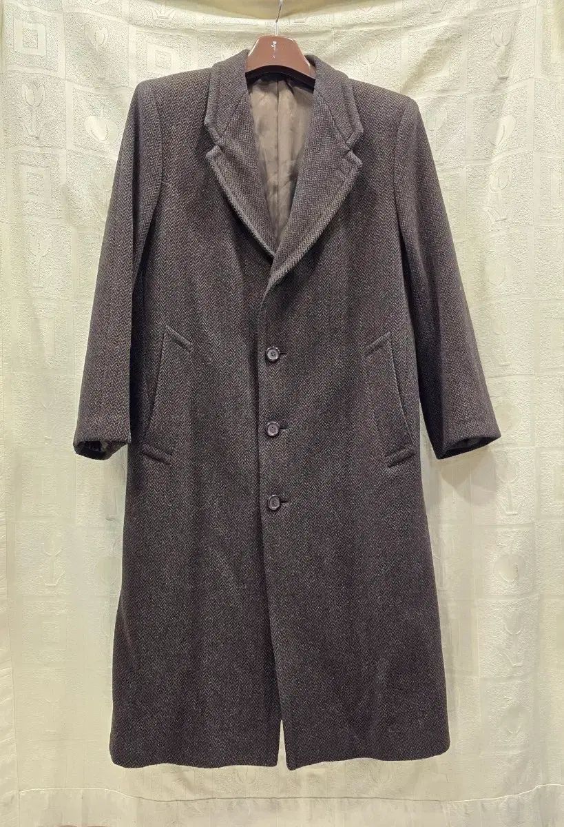 GIORGIO ARMANI(ジョルジオ アルマーニ) ヘリンボーン ウール コート