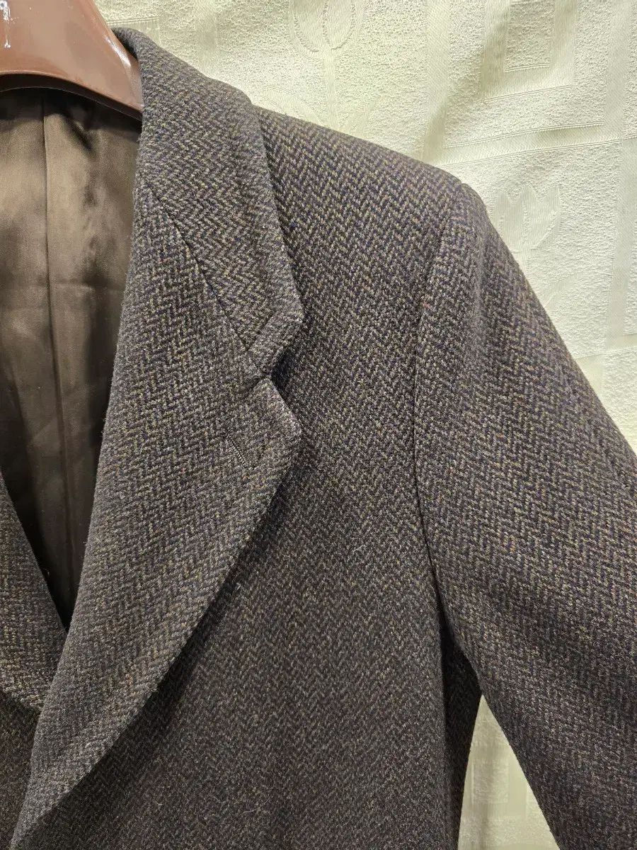 GIORGIO ARMANI(ジョルジオ アルマーニ) ヘリンボーン ウール コート