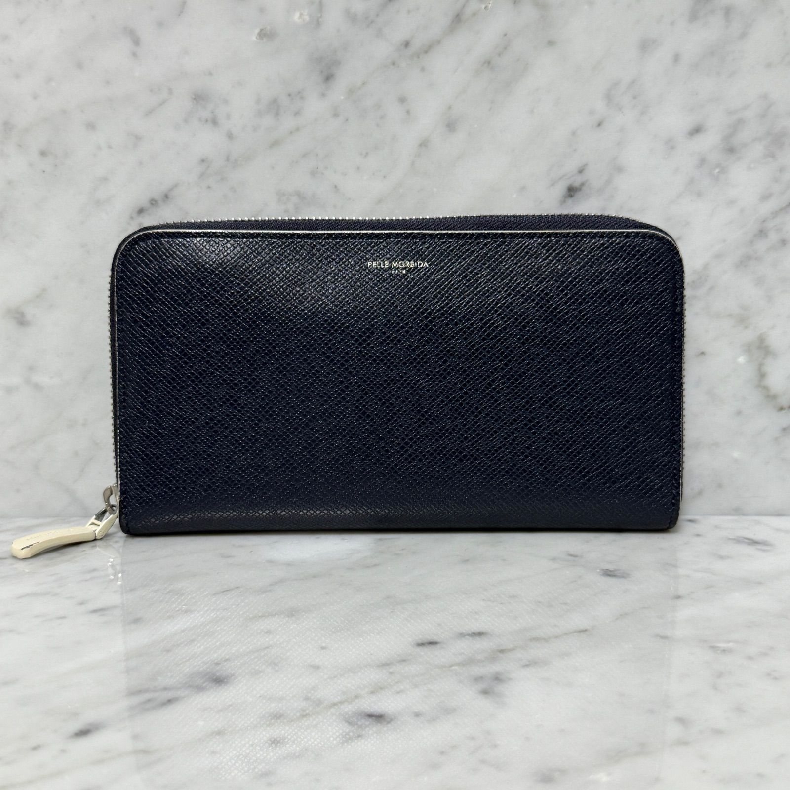 ペッレモルビダ PELLE MORBIDA 長財布 Barca バルカ メンズ ラウンド