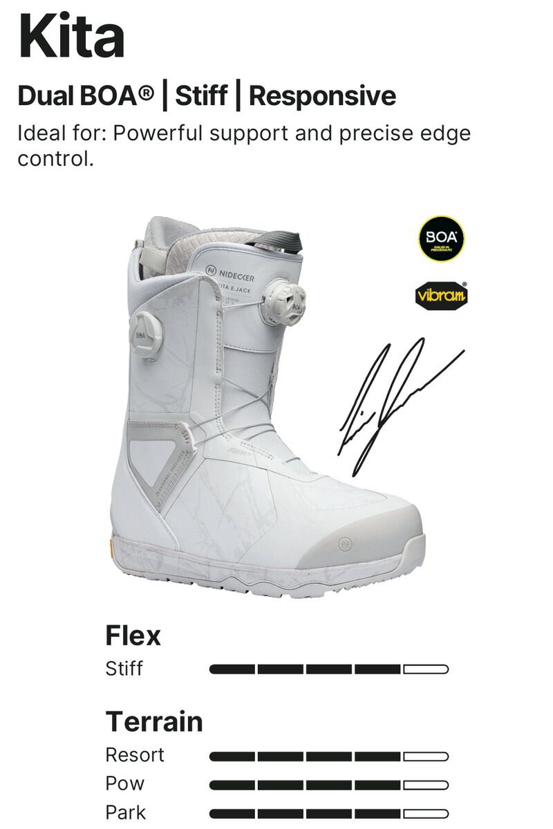 25-26 NIDECKER/ナイデッカー KITA キタ エリック・ジャクソン メンズ