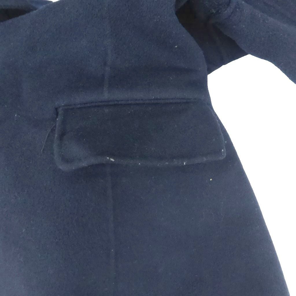 23区 オンワード樫山 コート ショート丈 34 XS 紺 ネイビー フード付き