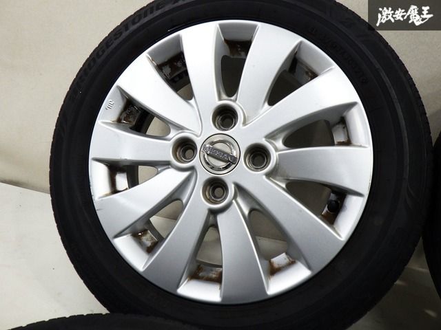 日産純正 モコ MOCO 14インチ 4.5J +45 PCD100 4穴 ホイール 4本 155