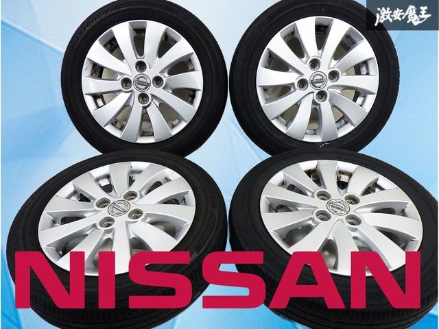 日産純正 モコ MOCO 14インチ 4.5J +45 PCD100 4穴 ホイール 4本 155