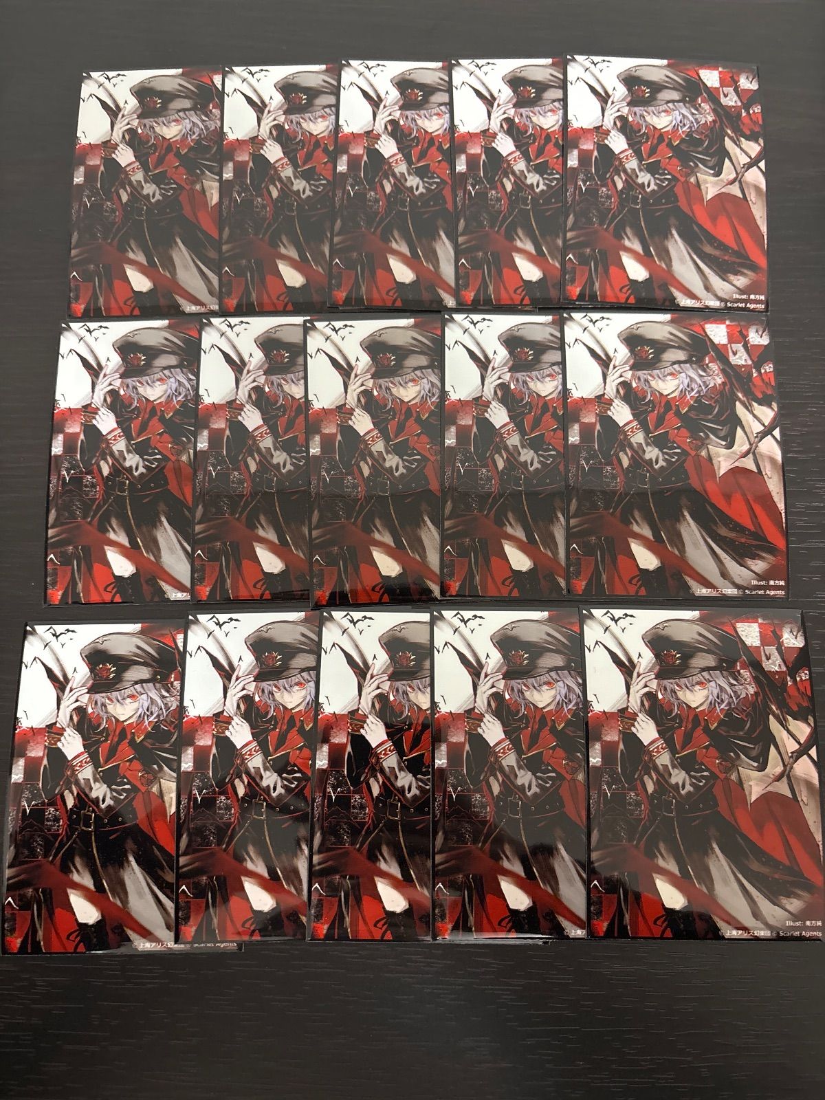 nv16 開封済み 15枚 セット 東方Project レミリア・スカーレット 軍服