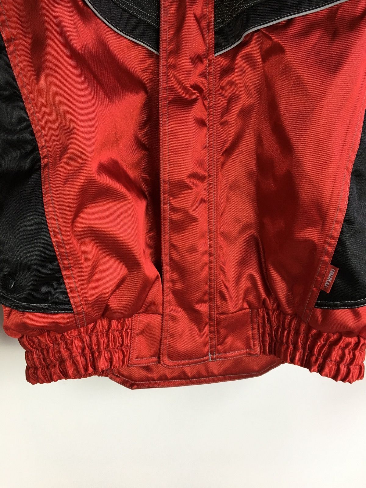 南海部品 NANKAI ライディングジャケット メンズ LL レッド×ブラック 