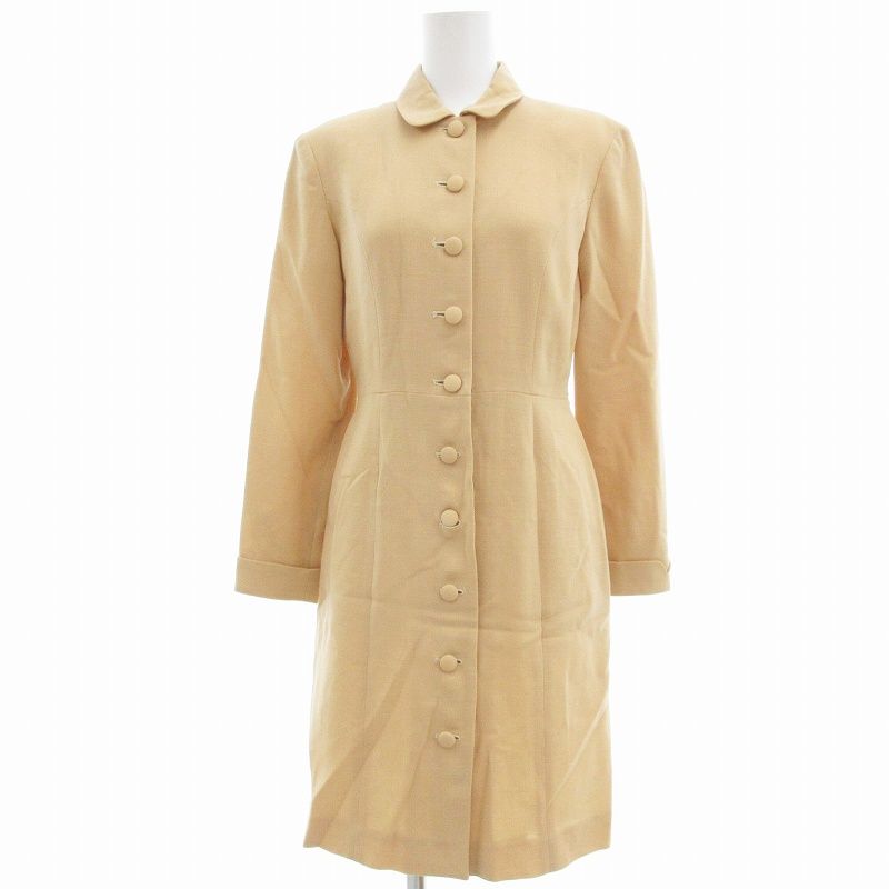 Brooks Brothers ベージュ ステンカラーコート ベルト付き ブルックスブラザーズ BROOKS BROTHERS ステンカラーコート ロング丈