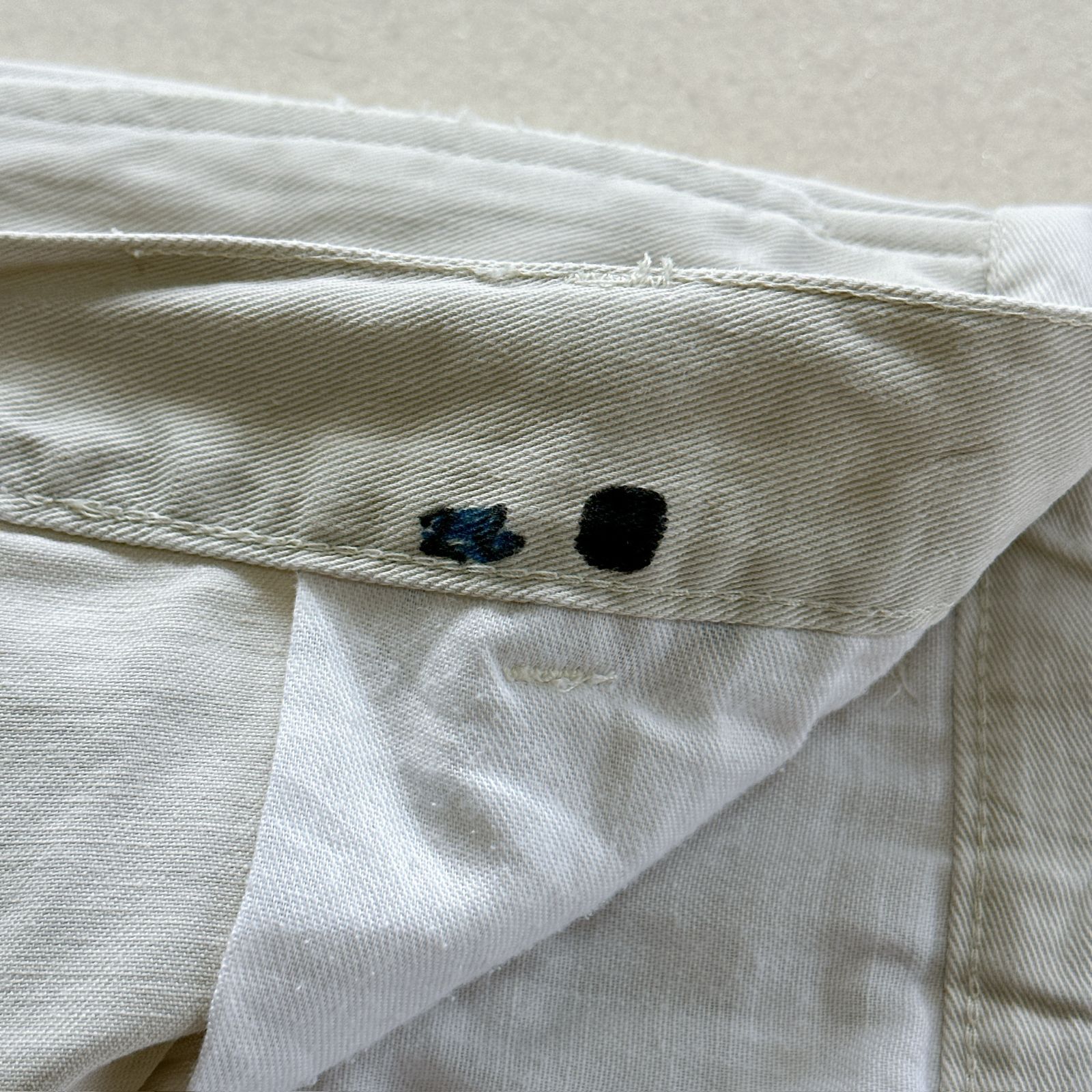 90s Polo Ralph Lauren 旧ロゴ ツータック CHINO ポロチノ アイボリー