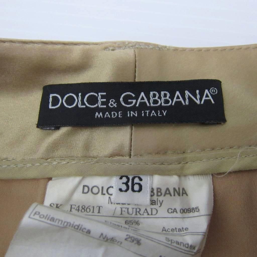 ドルチェ&ガッバーナ ドルガバ DOLCE&GABBANA タイトスカート ひざ丈