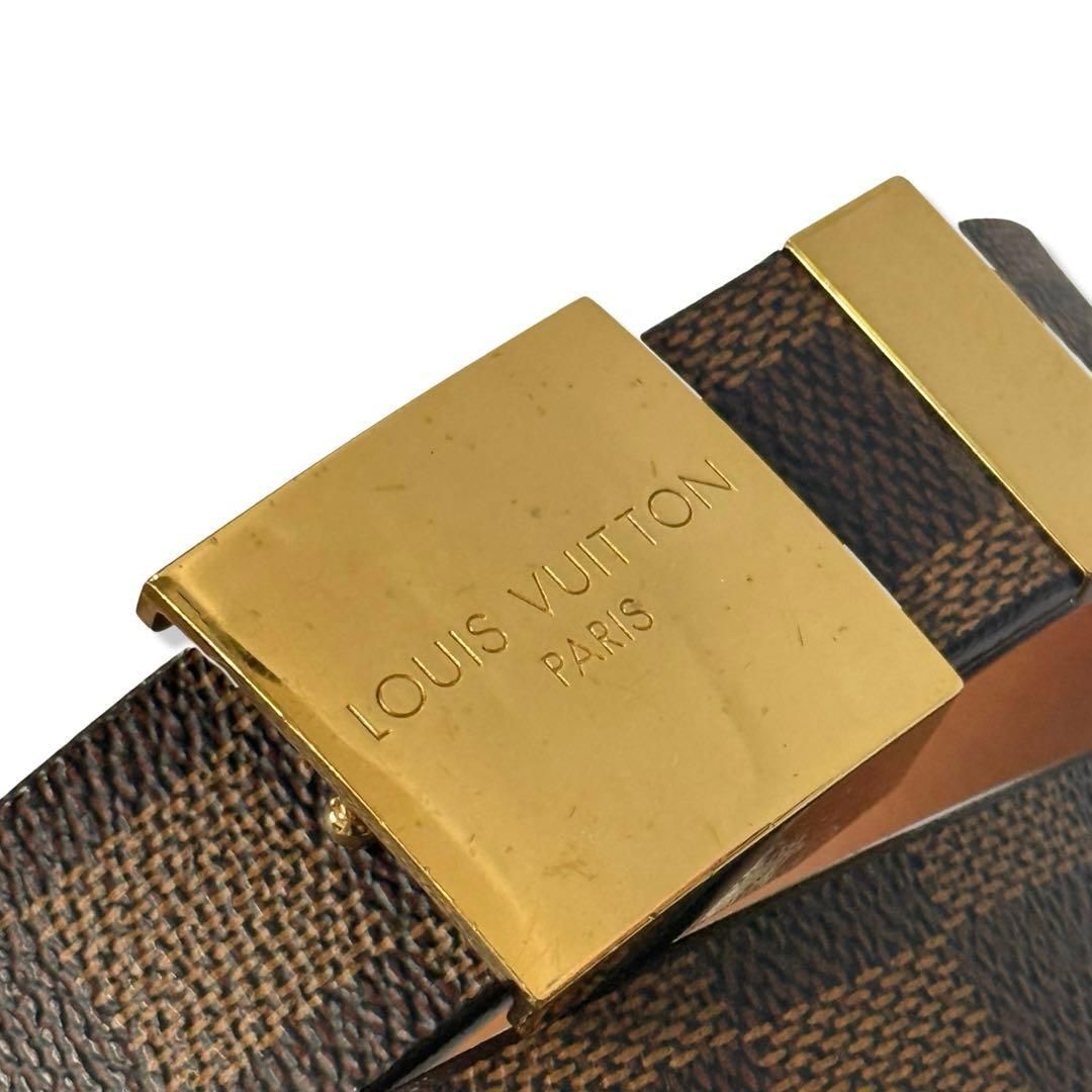 正規品 LOUIS VUITTON ルイヴィトン M6802 ダミエ サンチュール キャレ