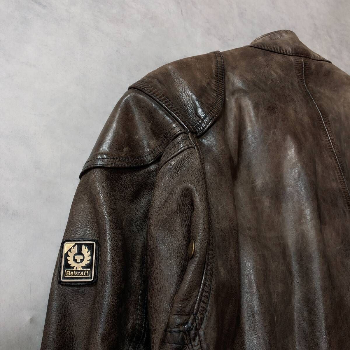 GQ3501◇Belstaff : PANTHER 1966 ライナー付 レザージャケット◇M 