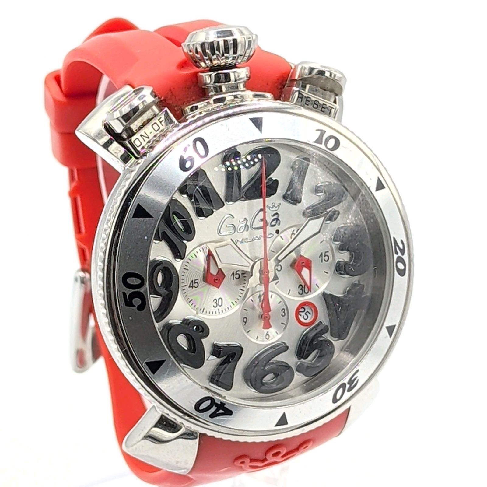 GaGa MILANO Manuale MM48 Watch quartz Men's Silver Round