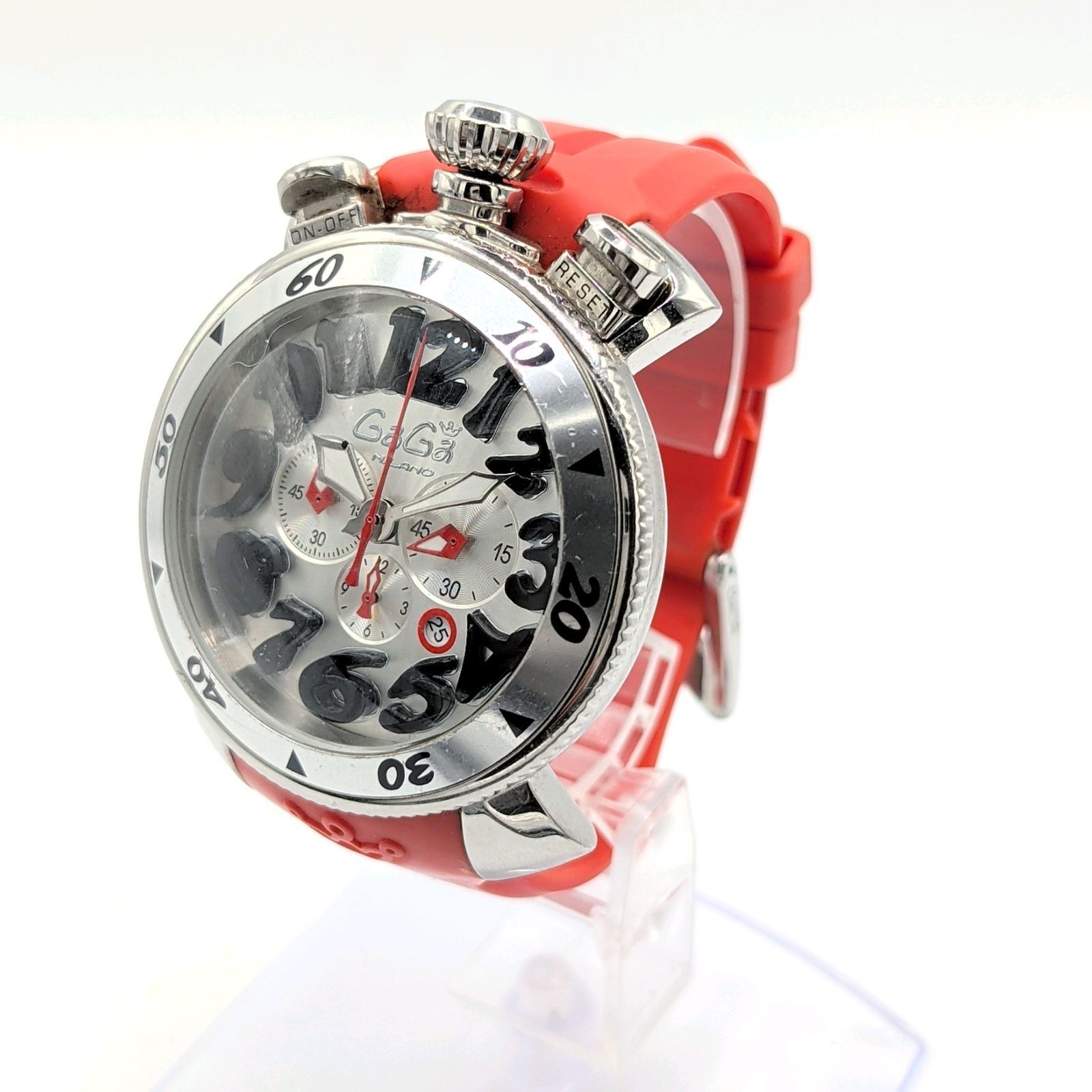 GaGa MILANO Manuale MM48 Watch quartz Men's Silver Round