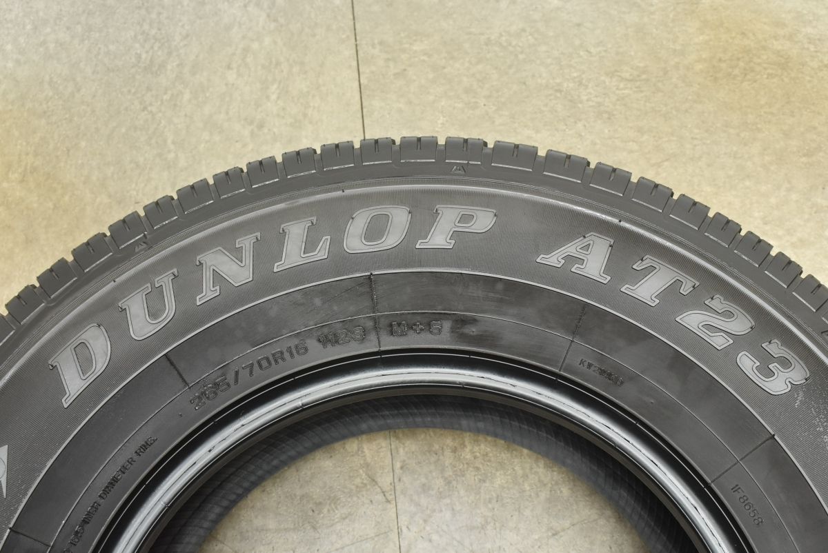 【新車外し】2024年製 DUNLOP GRANDTREK AT23 265/70R16 16インチ 夏タイヤ 4本 70ランクル ハイラックスサーフ等　(KTJ586)クレジットカード QRコード決済可能 DUNLOP（ダンロップ） GRANDTREK AT23 265/65R18 新車装着 OEMタイヤ 4