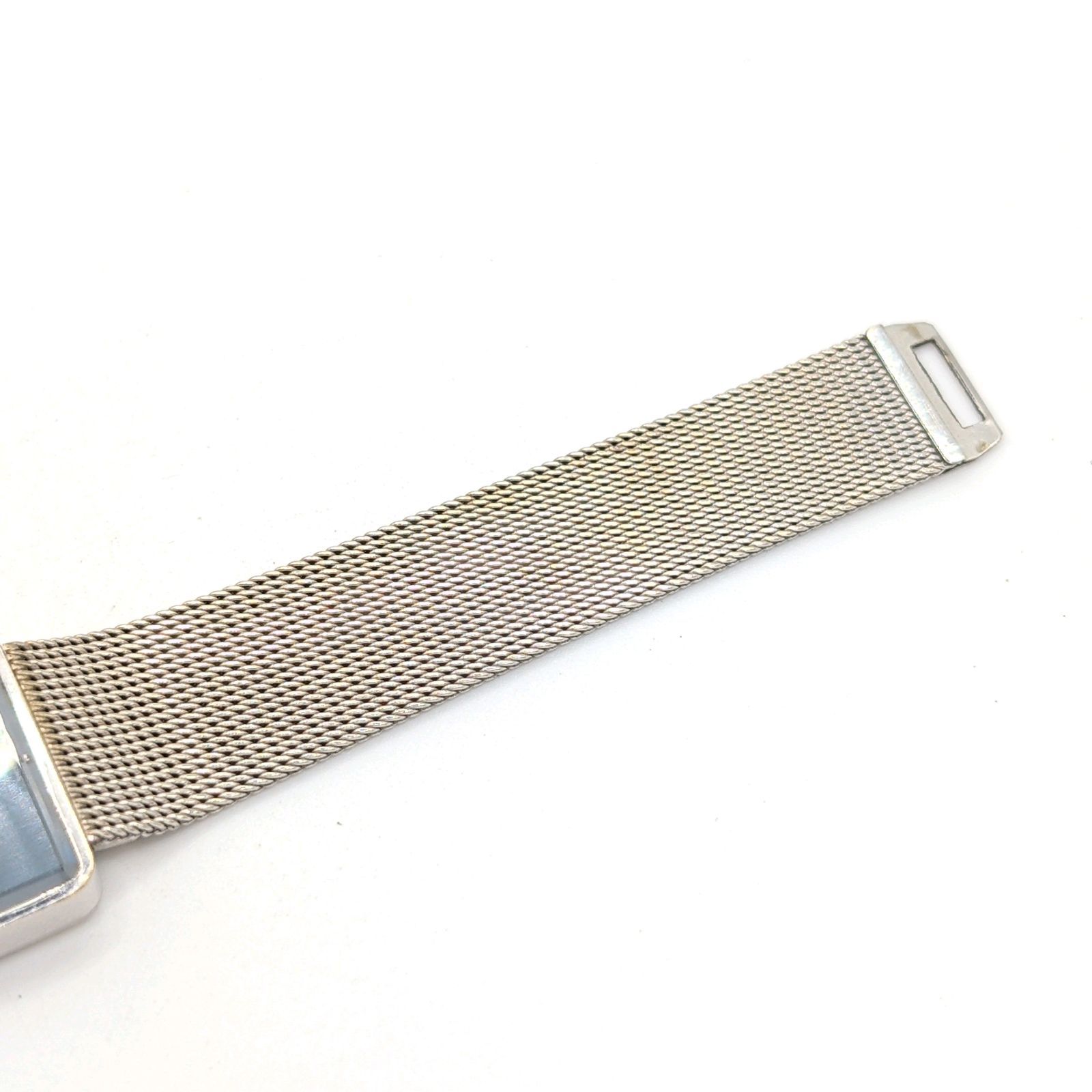 OMEGA DE VILLE Watch Hand-Winding Ladies Square Silver Blue dial