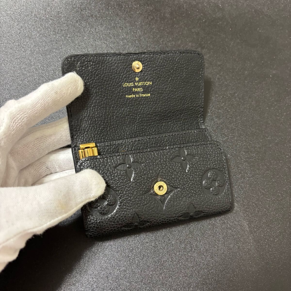 ルイ ヴィトン◎ミュルティクレ6 アンプラント ブラック エンボス 型押し 楽天市場】【10%OFFクーポン】 ルイヴィトン キーケース 6連キーケース