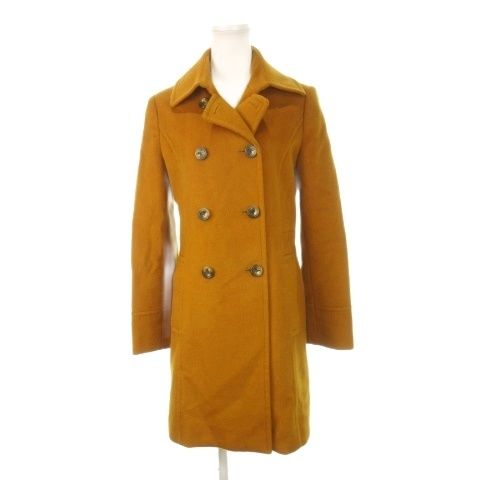 【SALE】新品 UNITED ARROWS ダブルブレストロングコートイエロー SALE】新品 UNITED ARROWS ダブルブレストロングコートイエロー