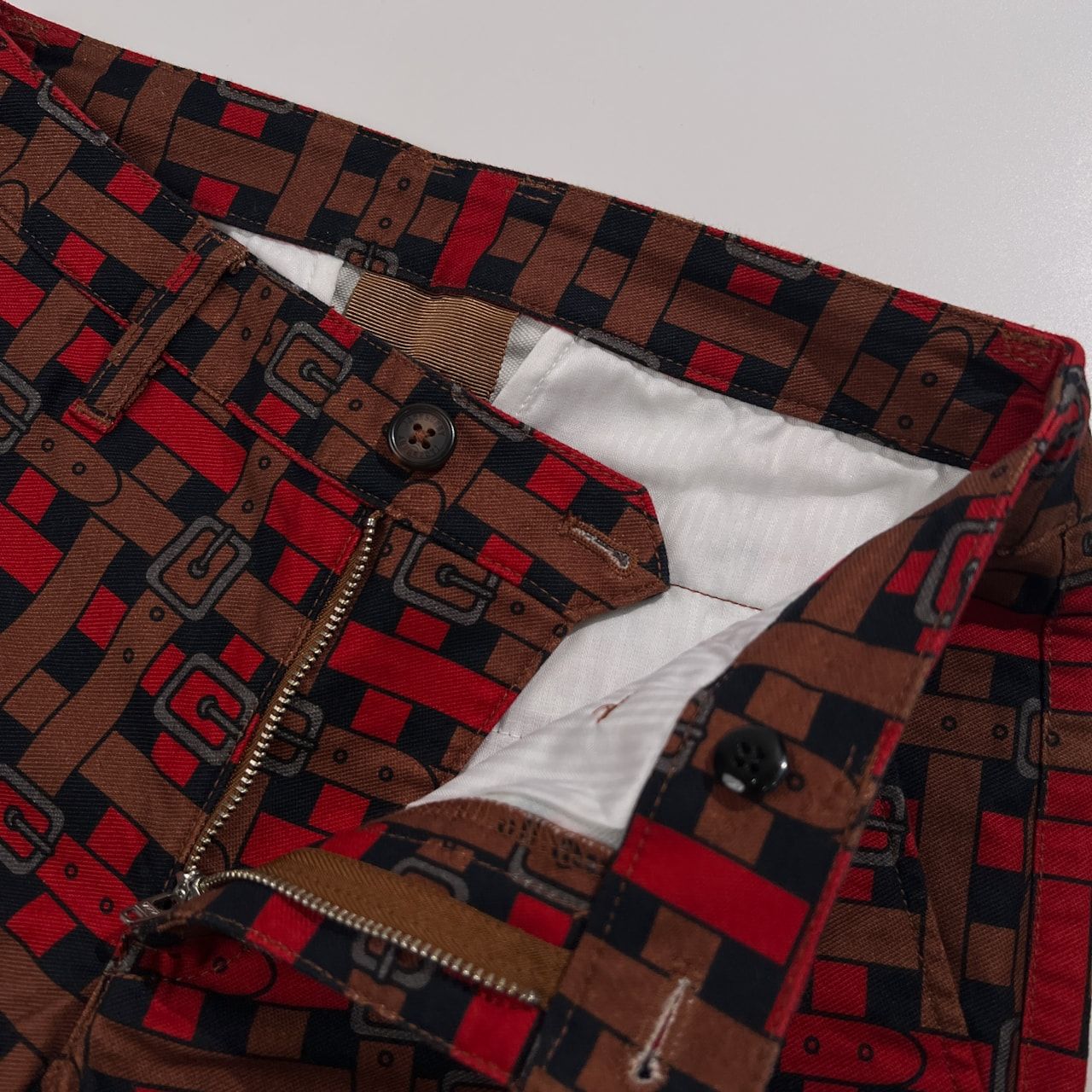 Jack Bunny パーリーゲイツ ジャックバニー ベルト柄 総柄 チェック柄