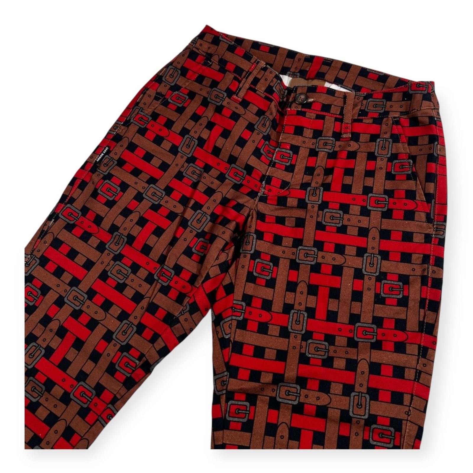 Jack Bunny パーリーゲイツ ジャックバニー ベルト柄 総柄 チェック柄