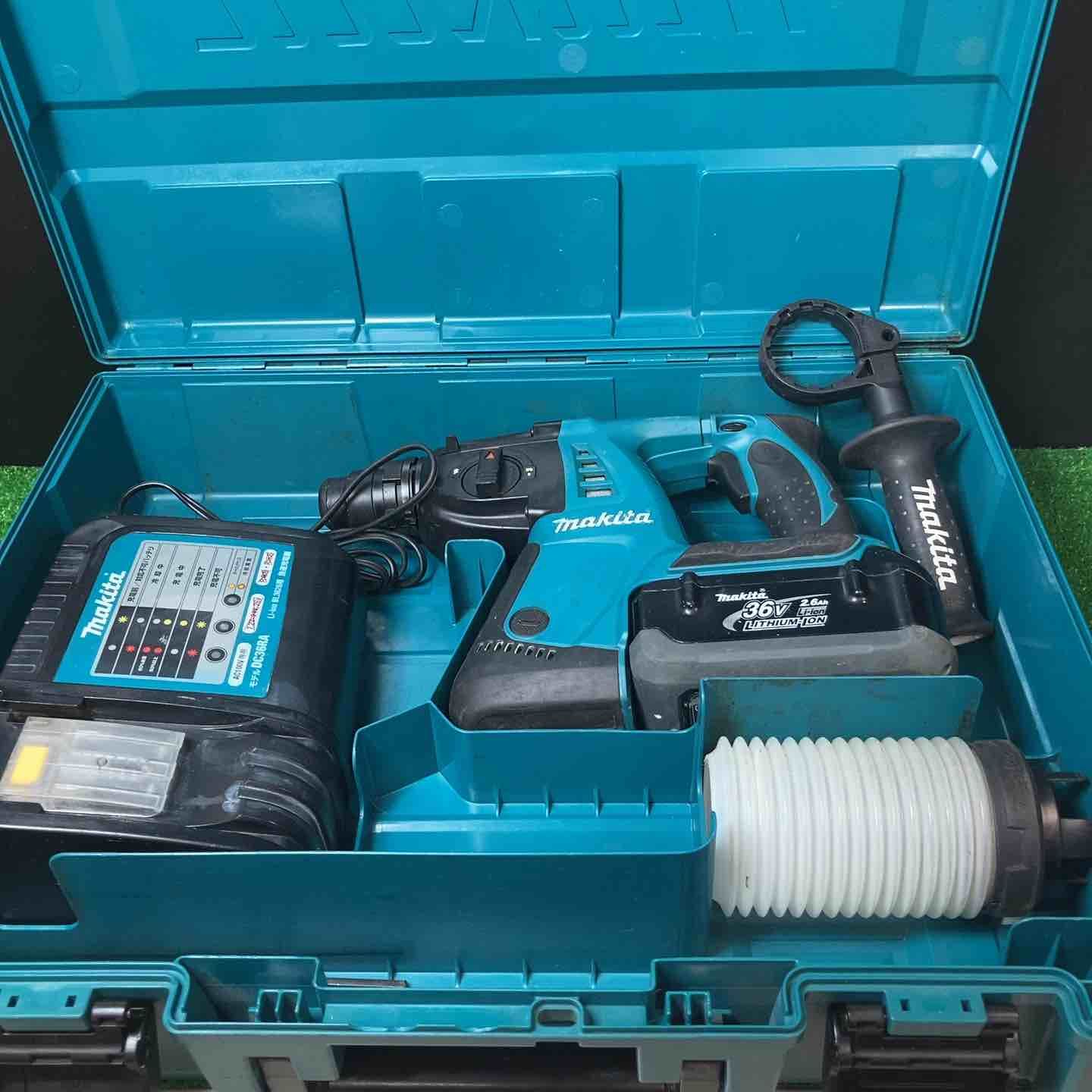 makita マキタ HR261DRDX ハンマドリル 中古品 36V バッテリー×2 充電器 【ハンズクラフト宜野湾店】 ☆マキタ(makita) コードレスハンマドリル HR261DRDX【岩槻店】 - メルカリ