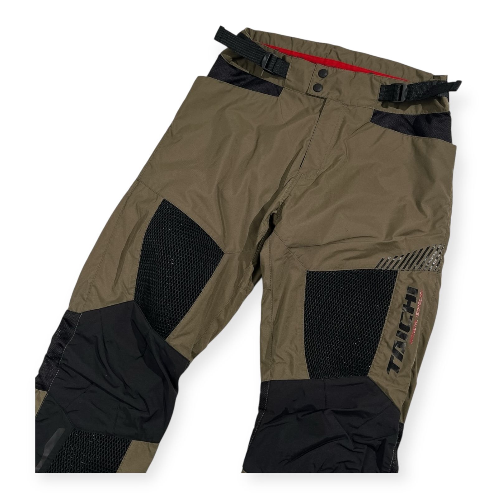 RS TAICHI タイチ ライディング パンツ ナイロン サイズ L /カーキ系