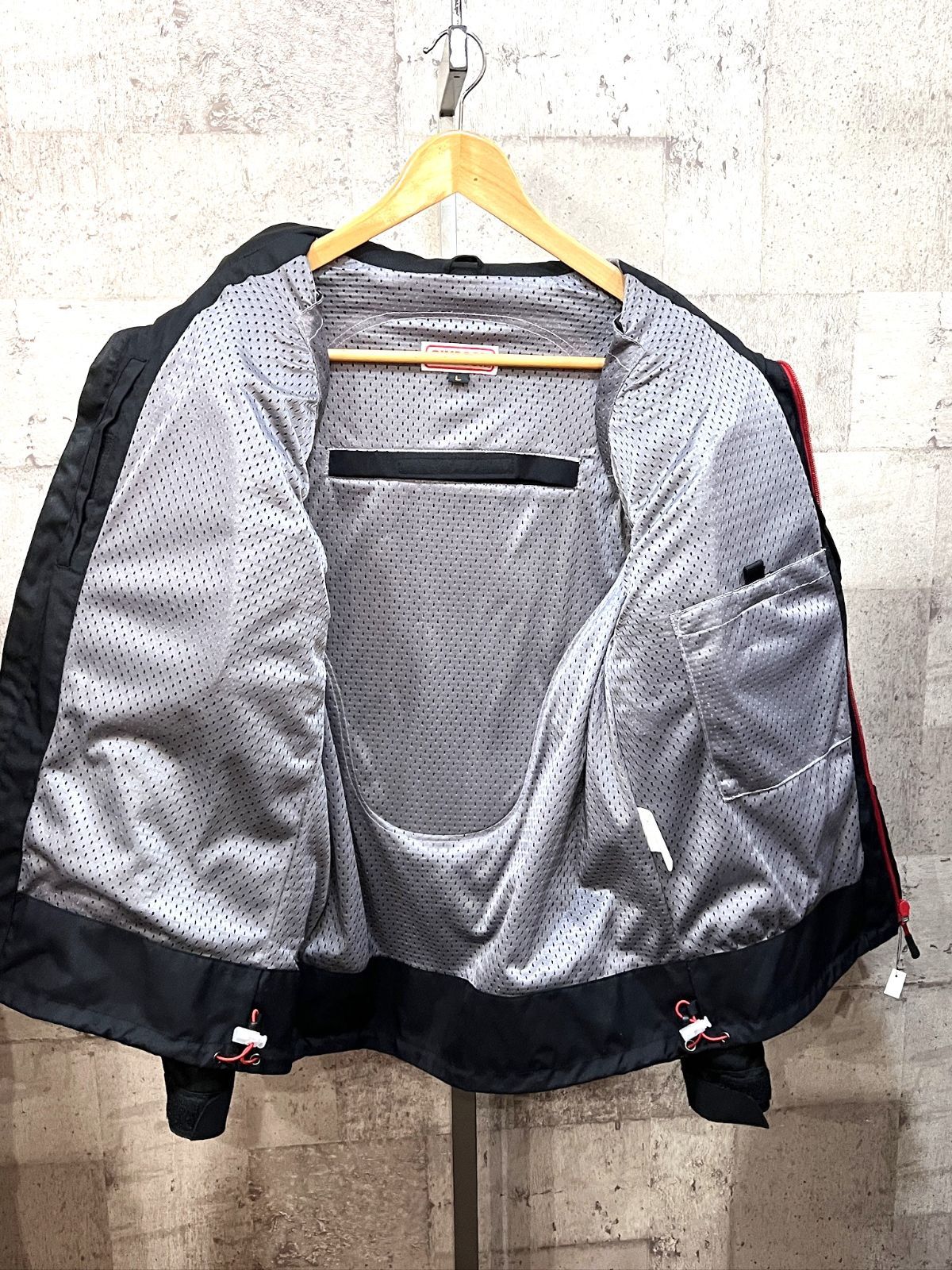 極美品 シンプソン SJ-7114 ハーフメッシュフーデッドジャケット L