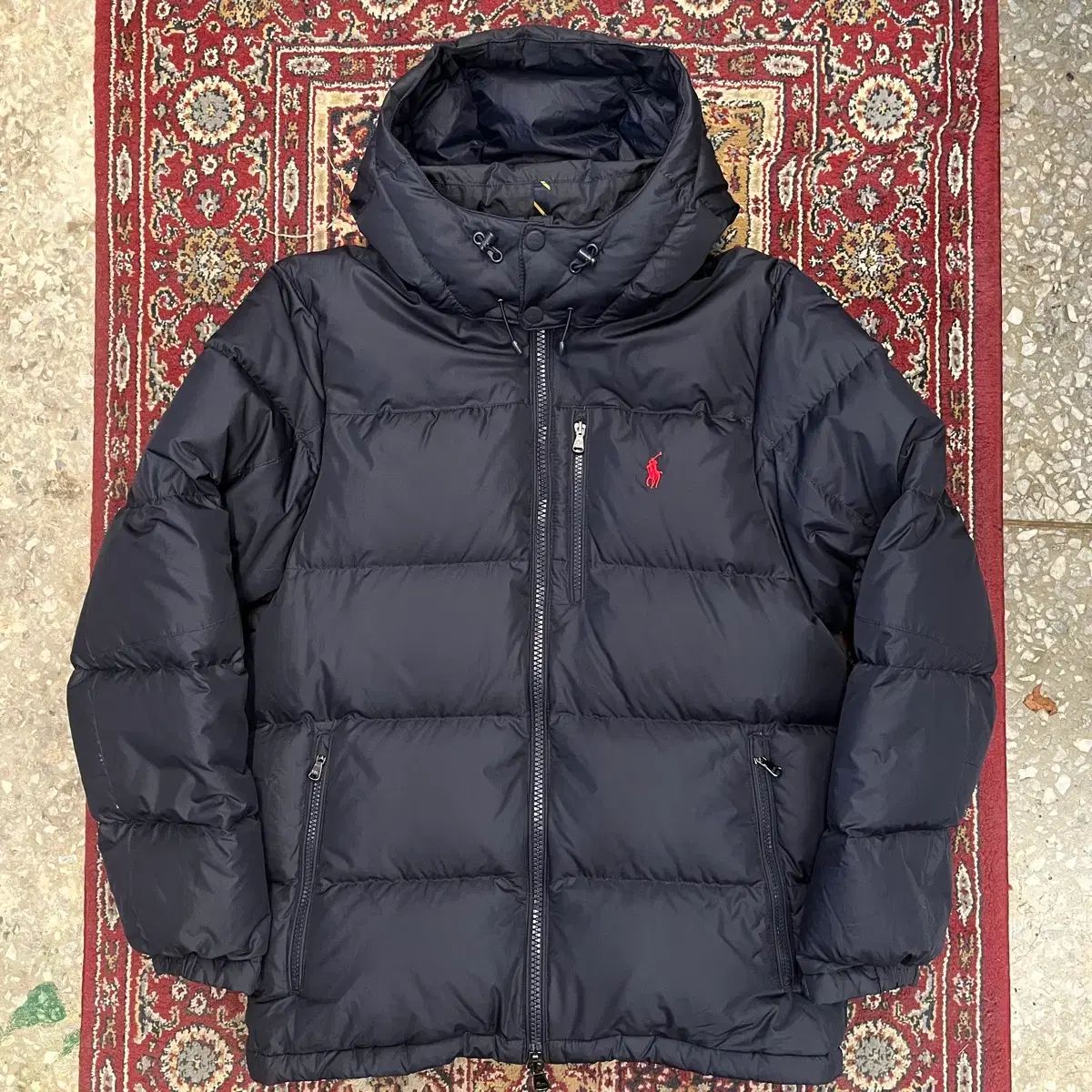 ラルフローレン　ダウンジャケット　ブラック　90〜95サイズ ポロ ダウンジャケット 注文 95 POLO RALPH LAUREN - ダウンジャケット