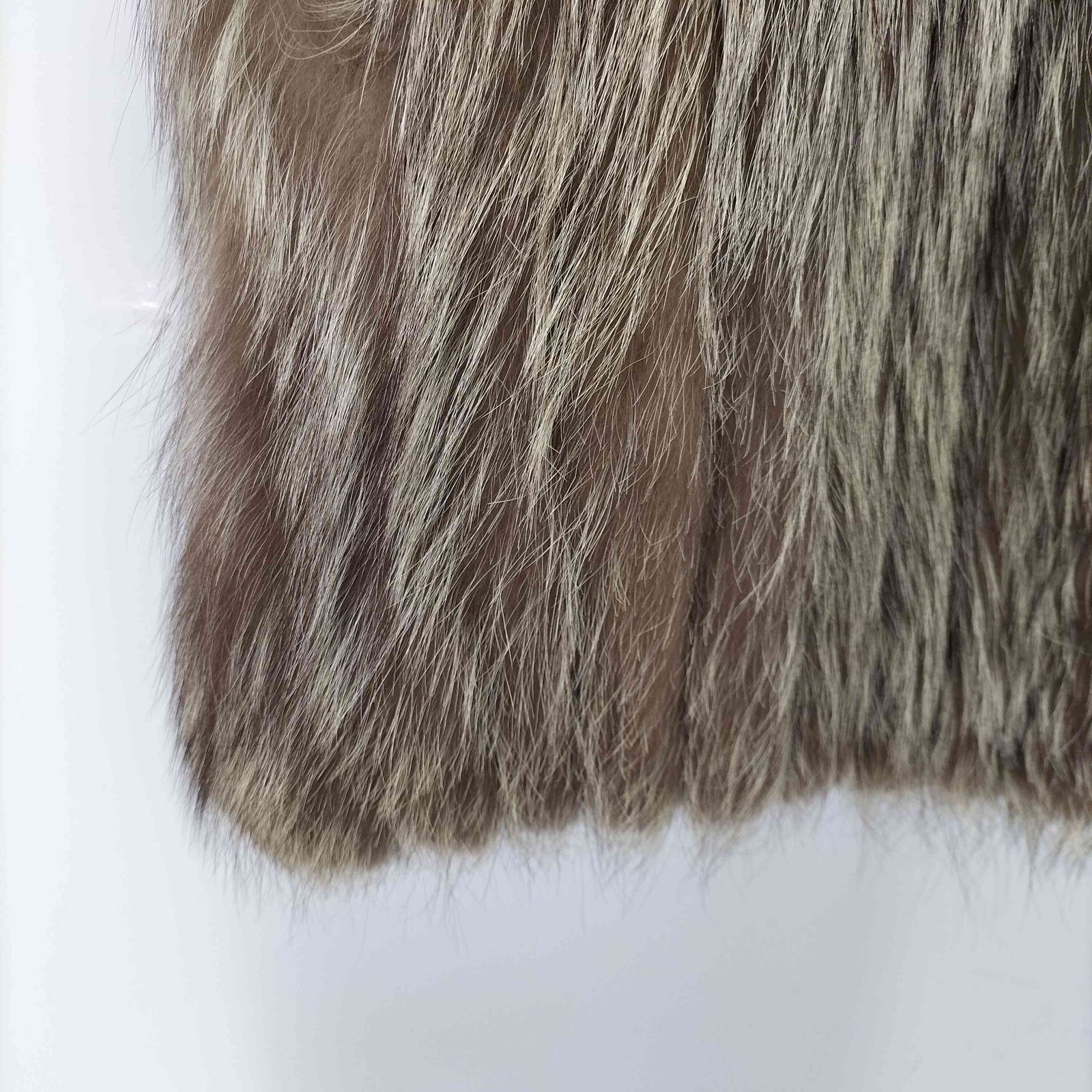 ユーズドフルギ USED古着 毛皮 ファー コート レディース 表記無