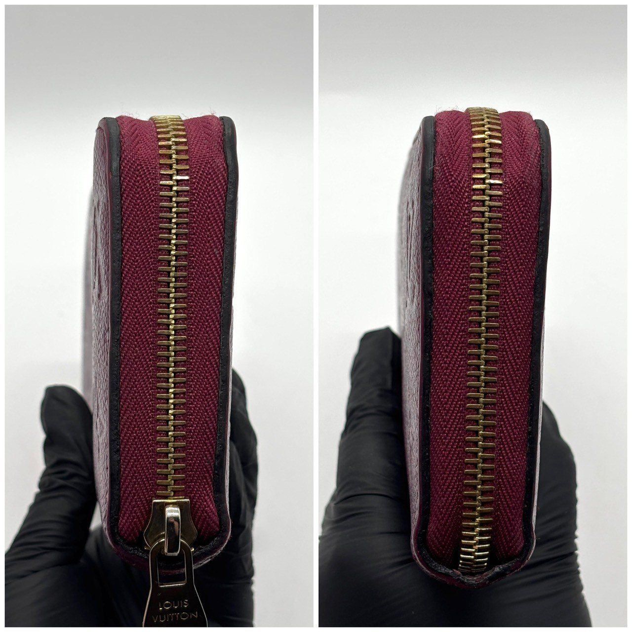 深紅が纏う知的エレガンス】 LOUIS VUITTON ルイヴィトン 長財布 アン