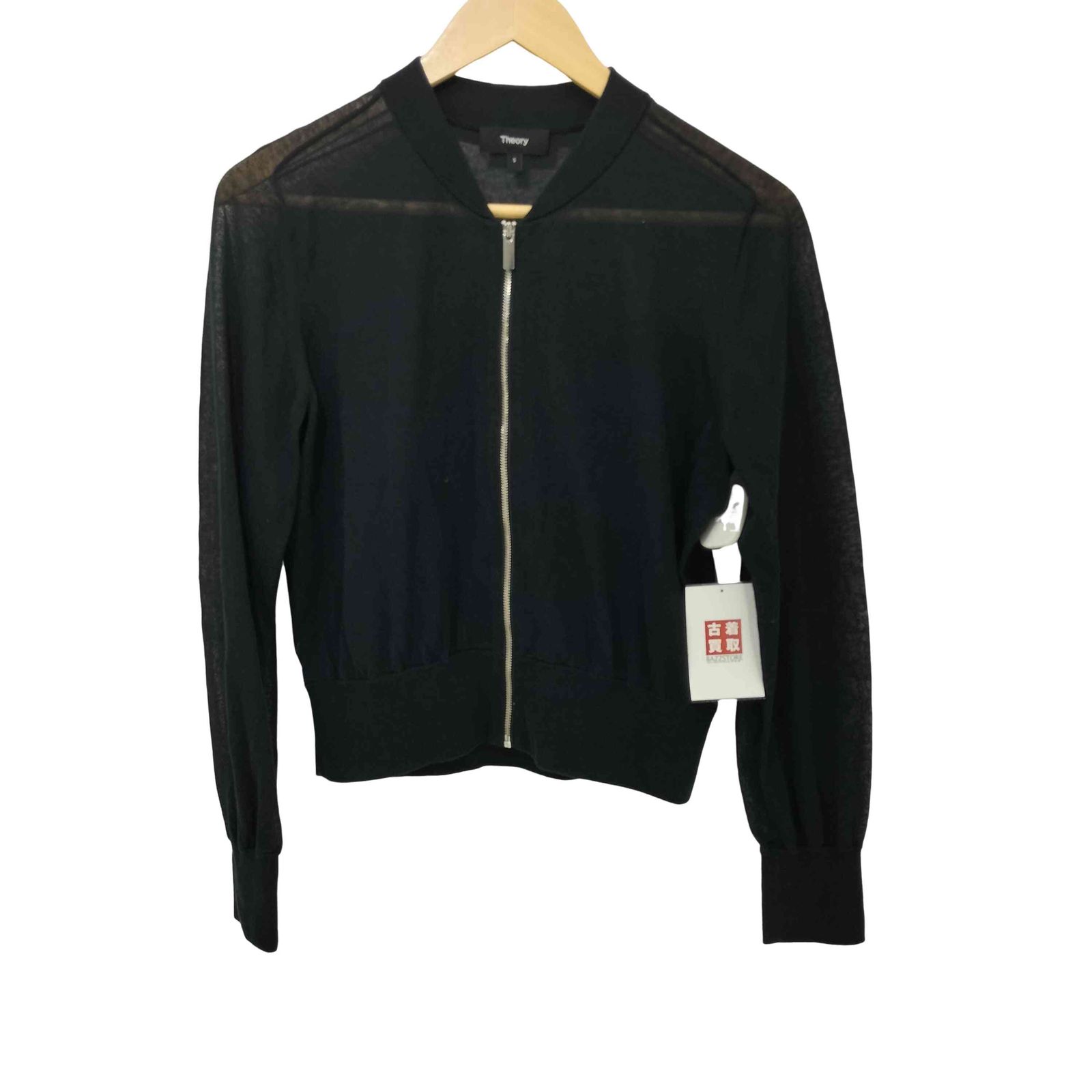 【24SS】　セオリー　SHEER BOMBER　AIRY COTTON　洗濯可 セオリー theory 24SS SHEER BOMBER AIRY COTTON レディース JPN：S