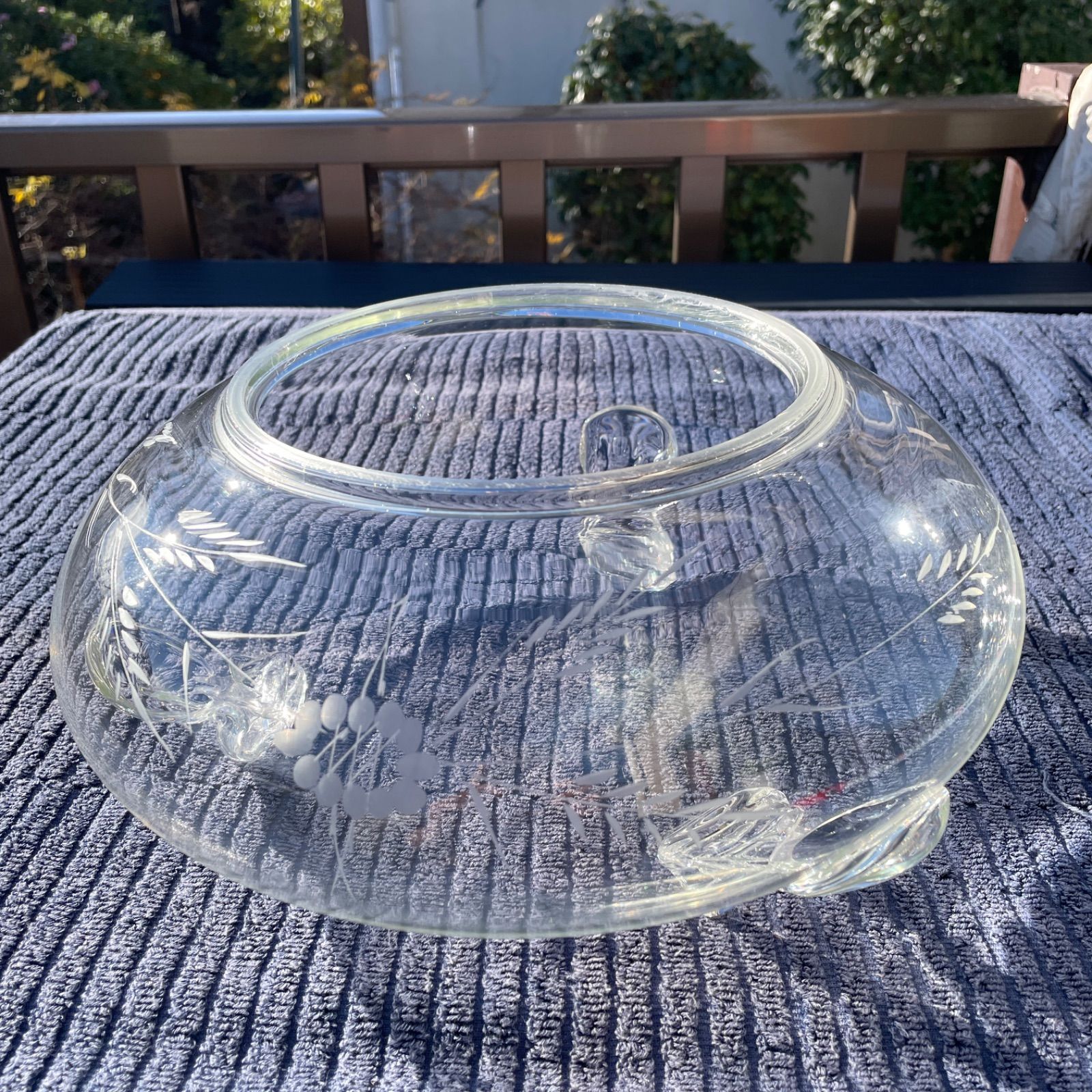 明治金魚鉢 レトロ金魚鉢 金魚鉢 アンティーク雑貨 雑貨 ガラス製品