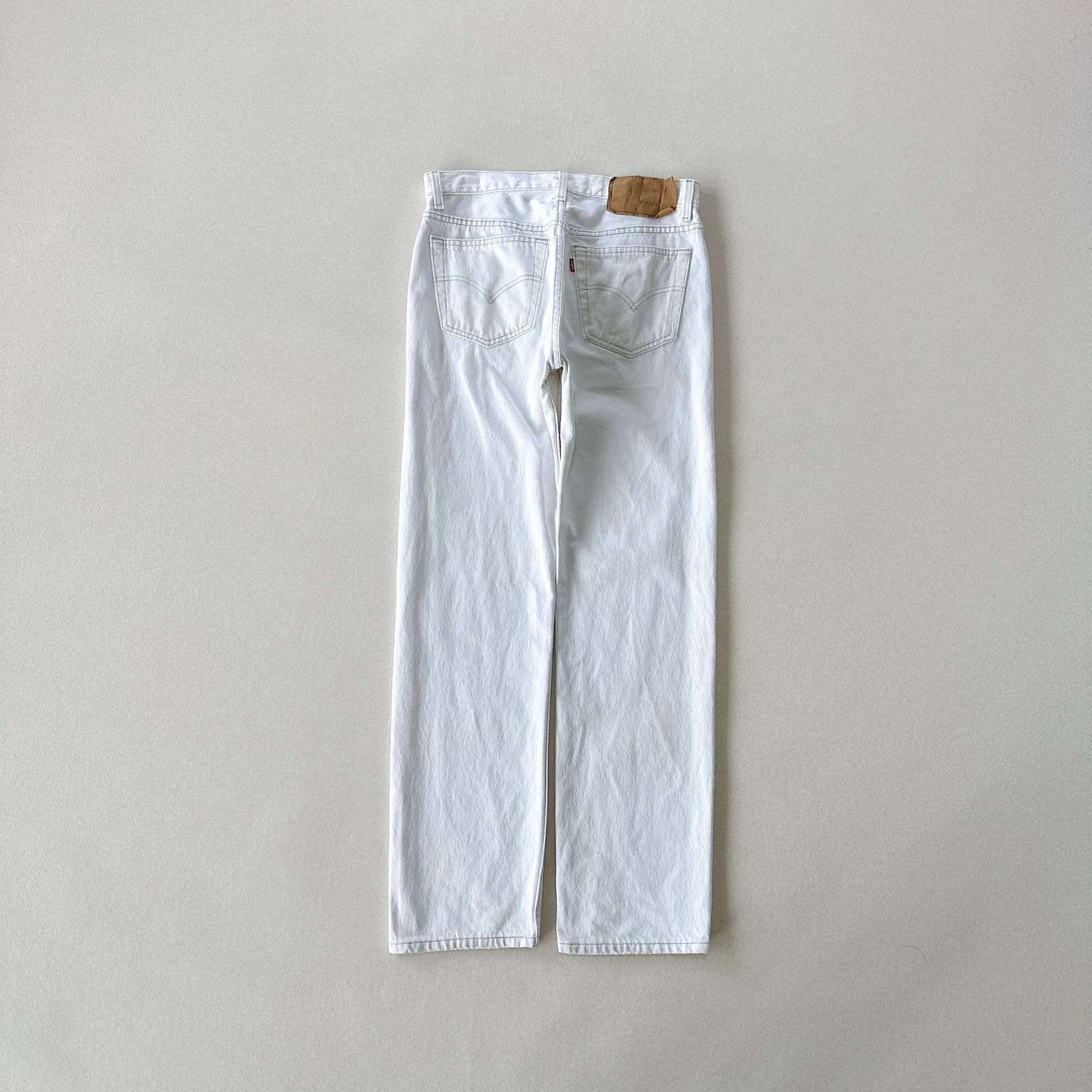極上サイズ】90s Levi's 501 ホワイトデニム USA製 W31 L30 1995年製