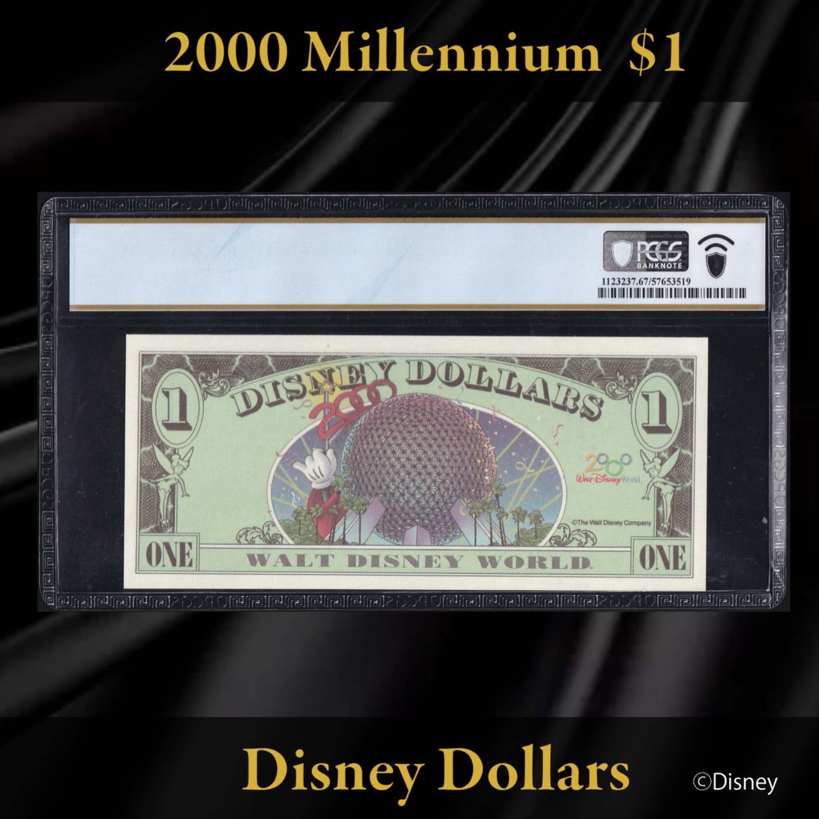 ディズニーダラー 2000年記念紙幣 3枚セット ディズニーダラー 2000年記念紙幣 3枚セット ディズニーダラー 2000年