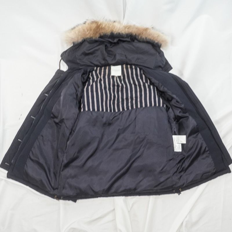 MACKINTOSH*マッキントッシュ　ダウンジャケット ファー フード 38 MACKINTOSH PHILOSOPHY マッキントッシュ フード付き ダウンジャケット