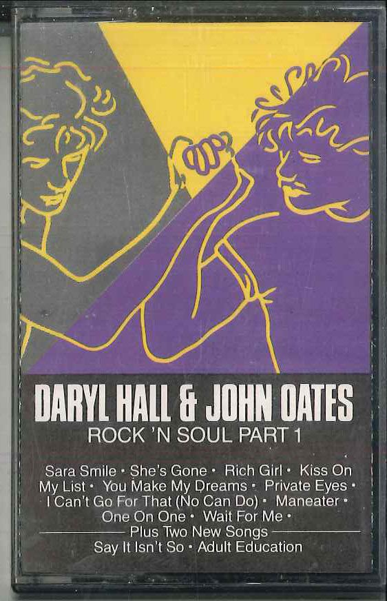 Daryl Hall & John Oates レコードセット Cassette Daryl Hall & John Oates Rock n Soul Part I CPK14858 DOLBY