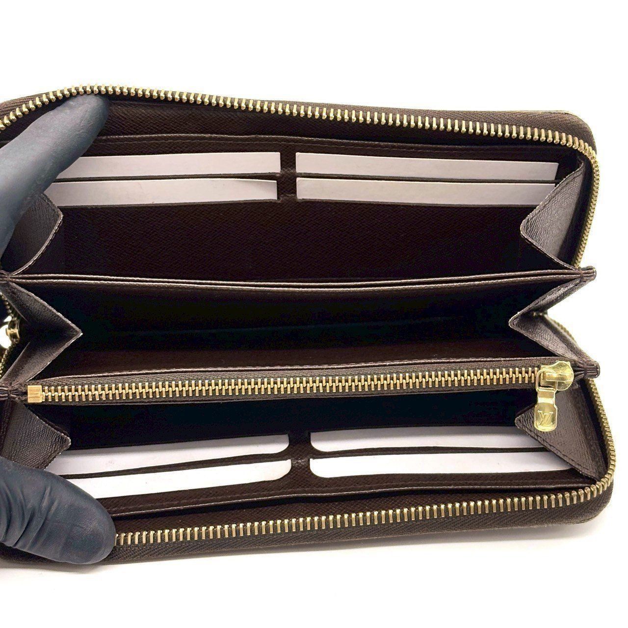 中身ひと目で把握】 LOUIS VUITTON ルイヴィトン 長財布 ジッピー