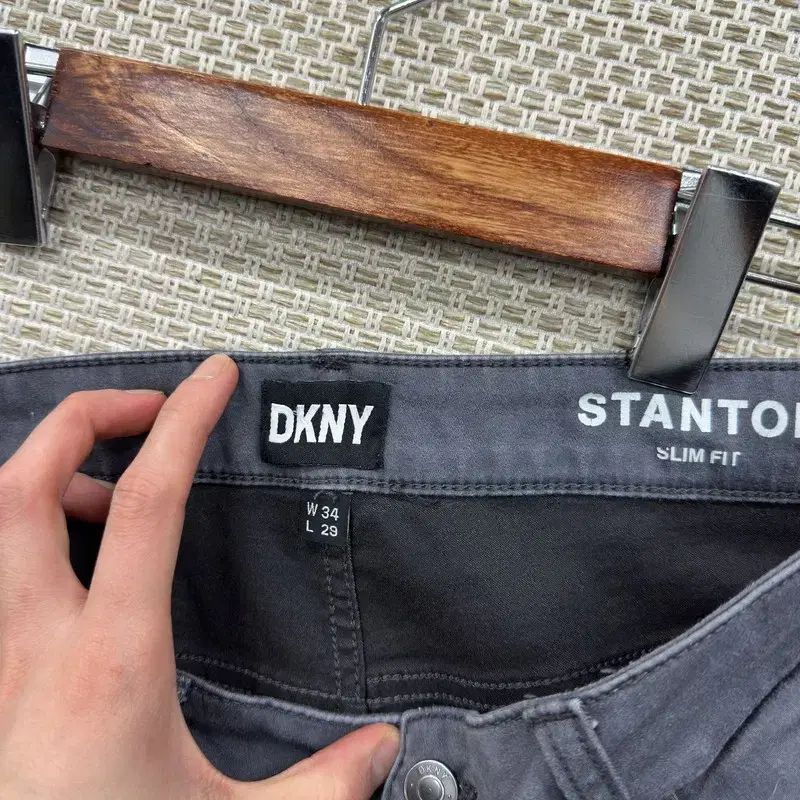 ドナカラン NEW YORK DKNY カジュアル メンズ ストレッチ コットン パンツ W34 A03517
