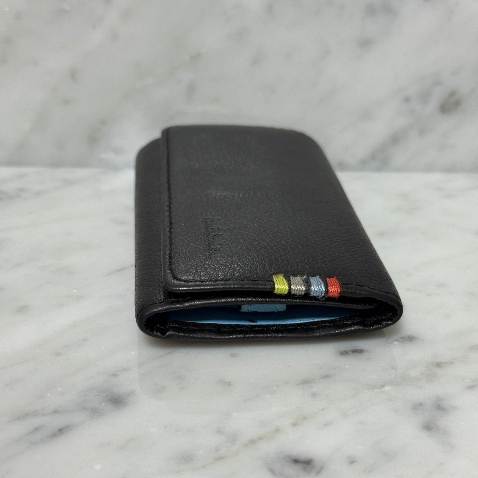 Paul Smith ポールスミス キーケース 本革 レザー ブラック 黒 4連