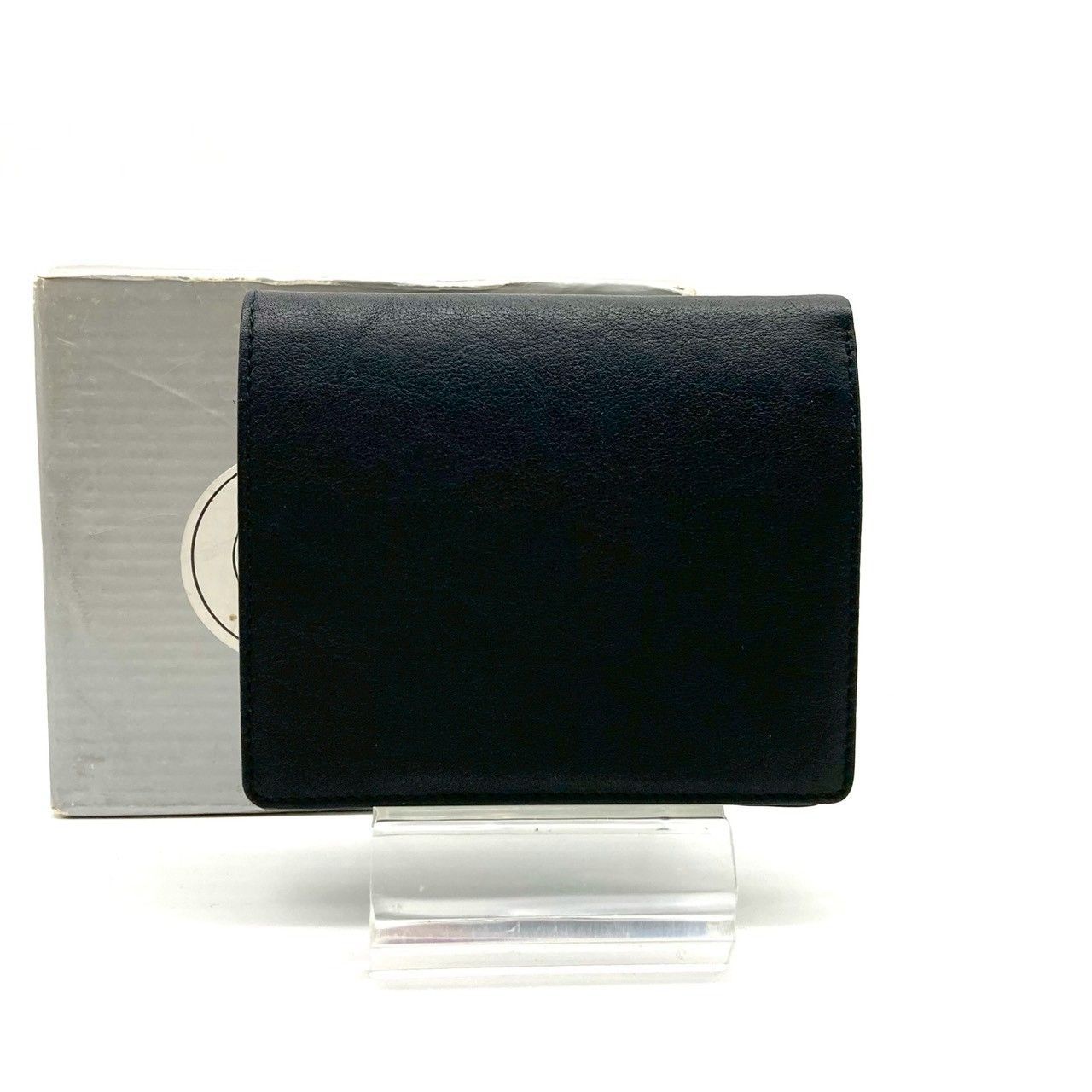 クリスチャンディオール 二つ折り財布 折り財布 レザー ブラック 71226