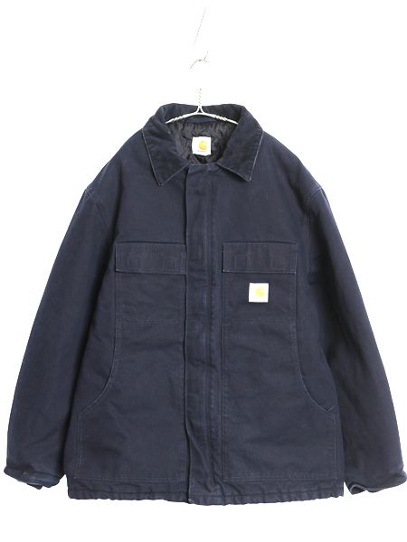 【お得なクーポン配布中!】 US企画 カーハート トラディショナル コート メンズ XL ワーク ダック ジャケット 中綿 キルティング ライナー ハーフ コート 大きいサイズ
