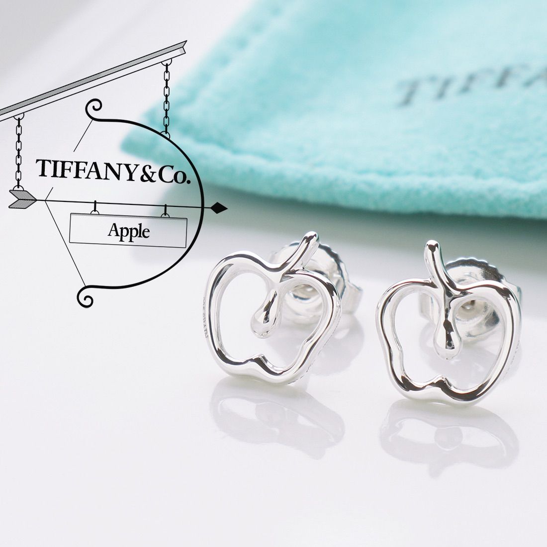 ティファニー アップル 925 ピアス - c.2000s - メルカリ